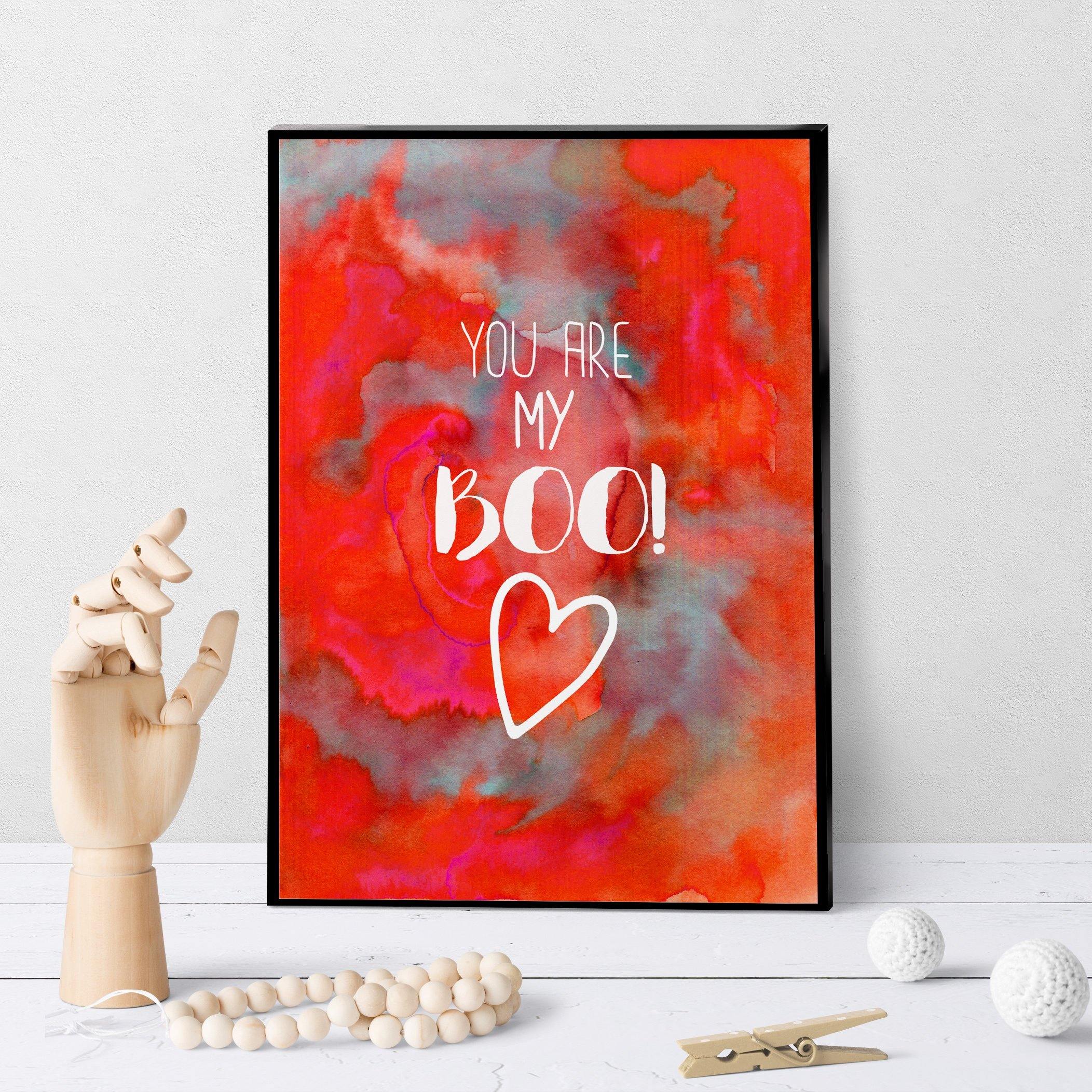 1416  You Are My Boo Art