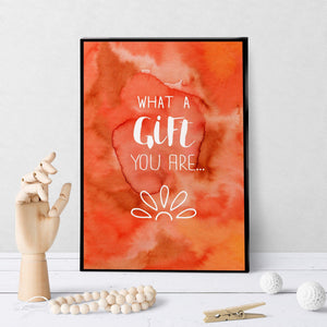 1419  What A Gift You Are Art - deloresartcanada