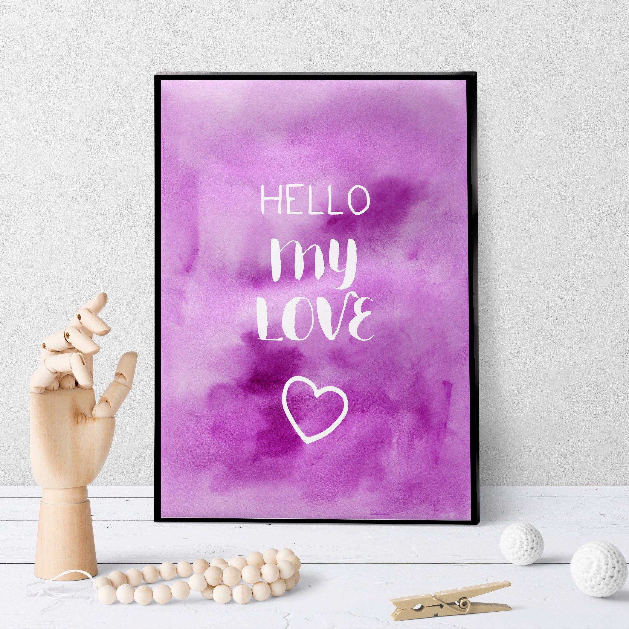 1420  Hello My Love Art
