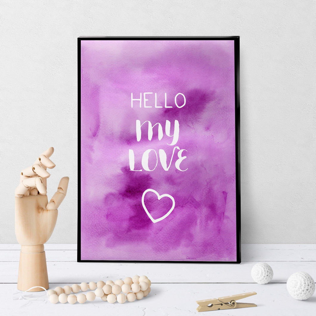 1420  Hello My Love Art - deloresartcanada