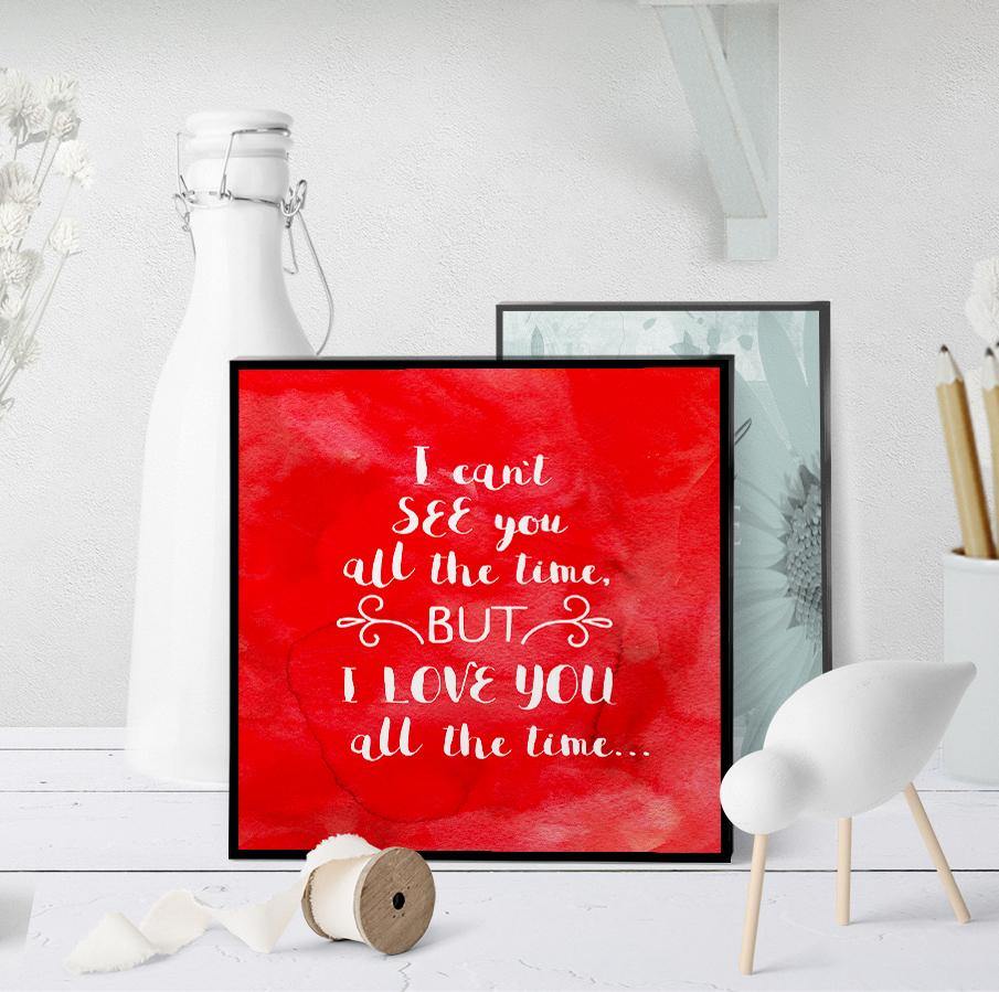1421 I Can't See You All The Time Art - deloresartcanada