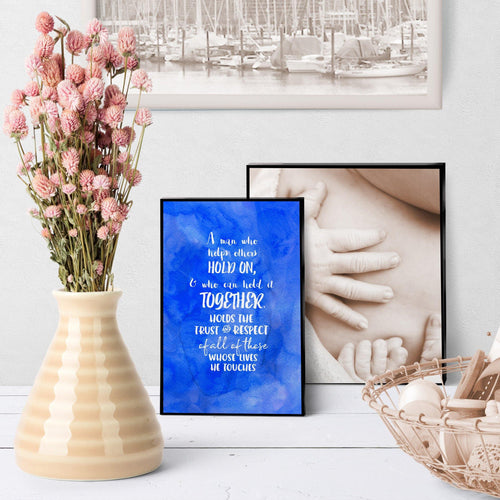 1422 A Man Who Is Strong Art - deloresartcanada