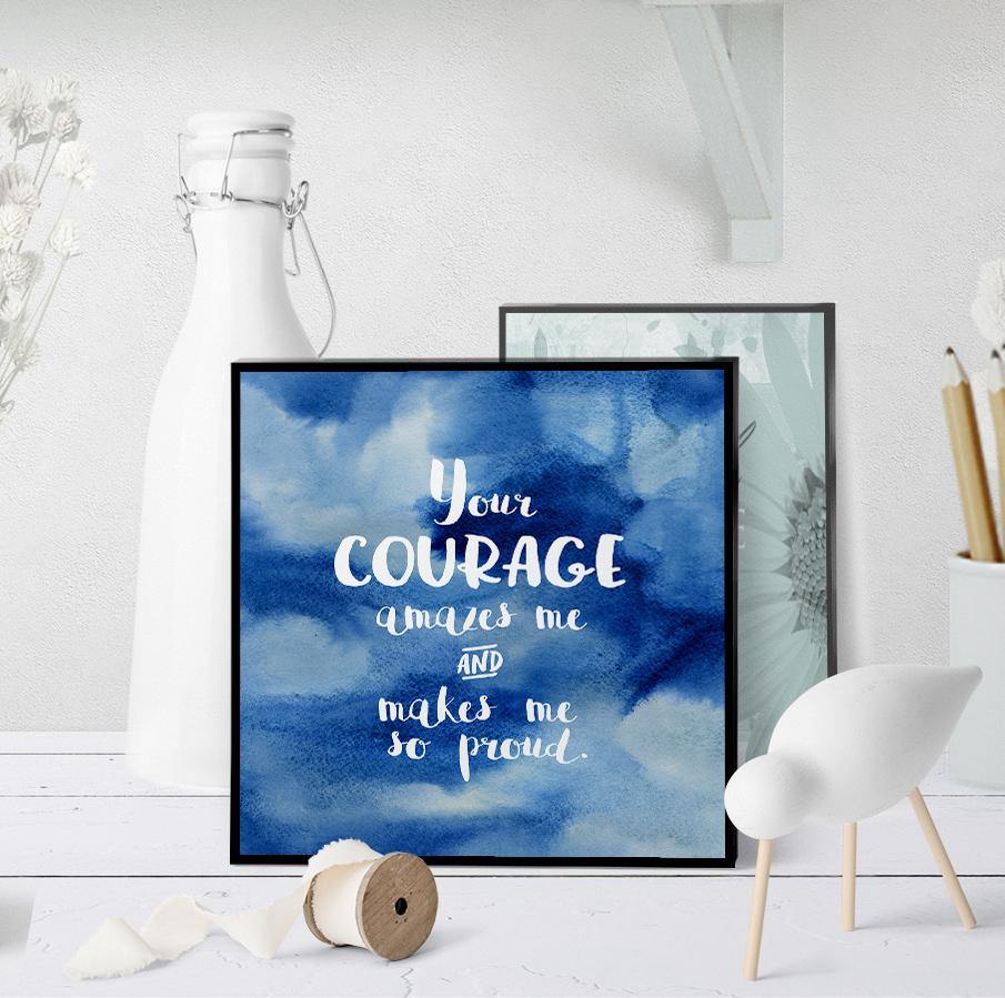 1423 Your Courage Art - deloresartcanada