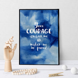 1423 Your Courage Art - deloresartcanada