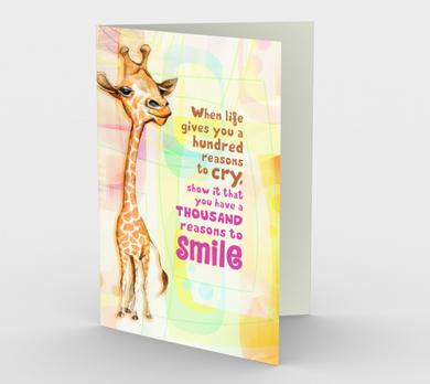 0204.A Thousand Reasons to Smile  Card by DeloresArt - deloresartcanada