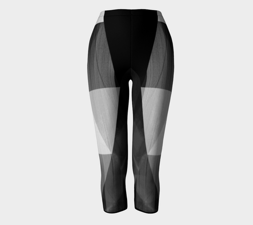 Unhinged Black Capris by Deloresart - deloresartcanada