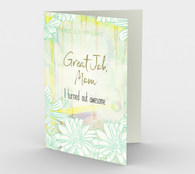 1056.Great Job, Mom  Card by DeloresArt