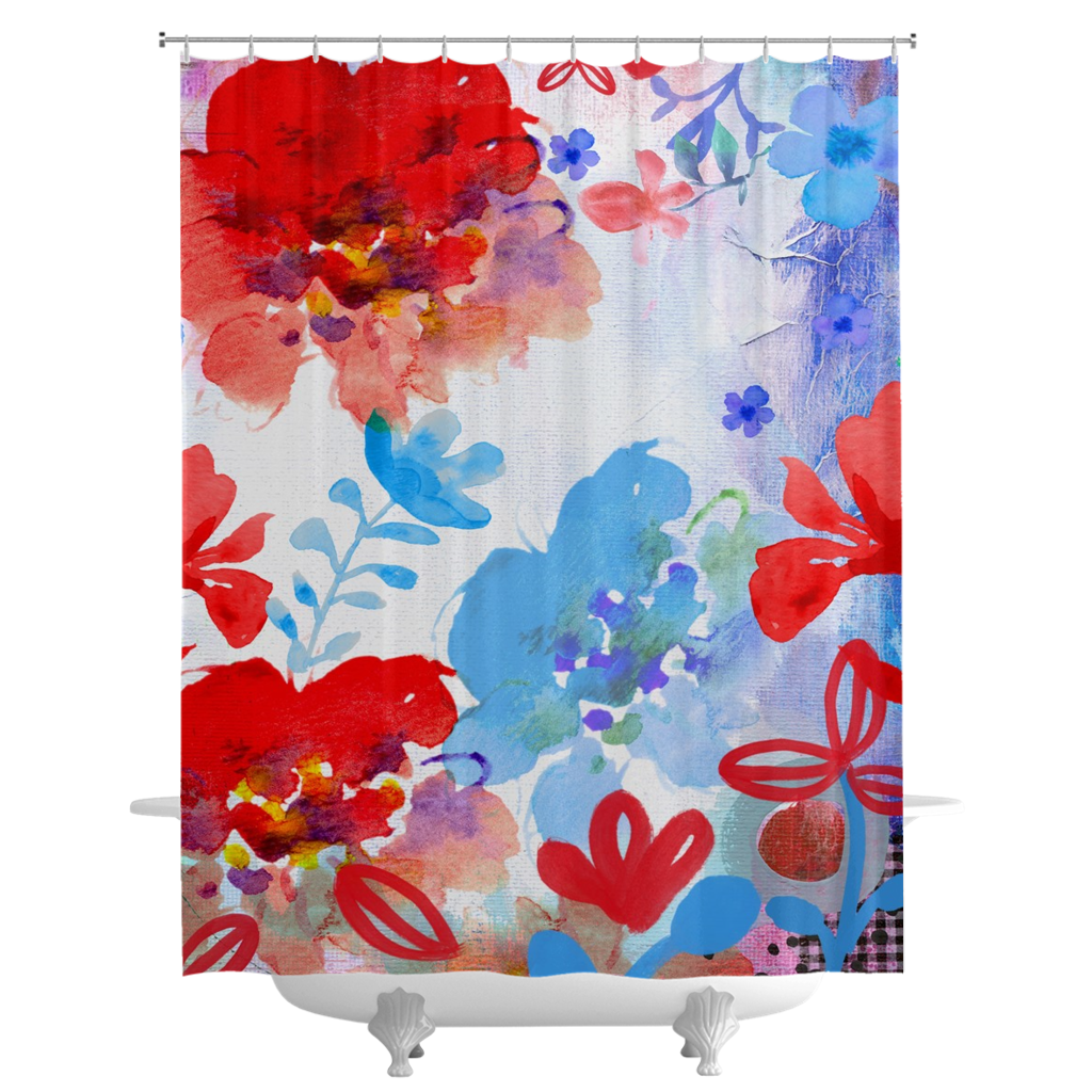 I Am A Queen Shower Curtains - deloresartcanada