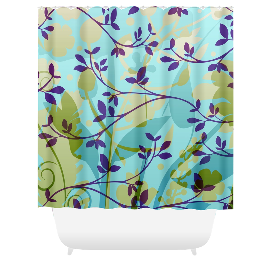 Fanciful Garden Shower Curtains - deloresartcanada