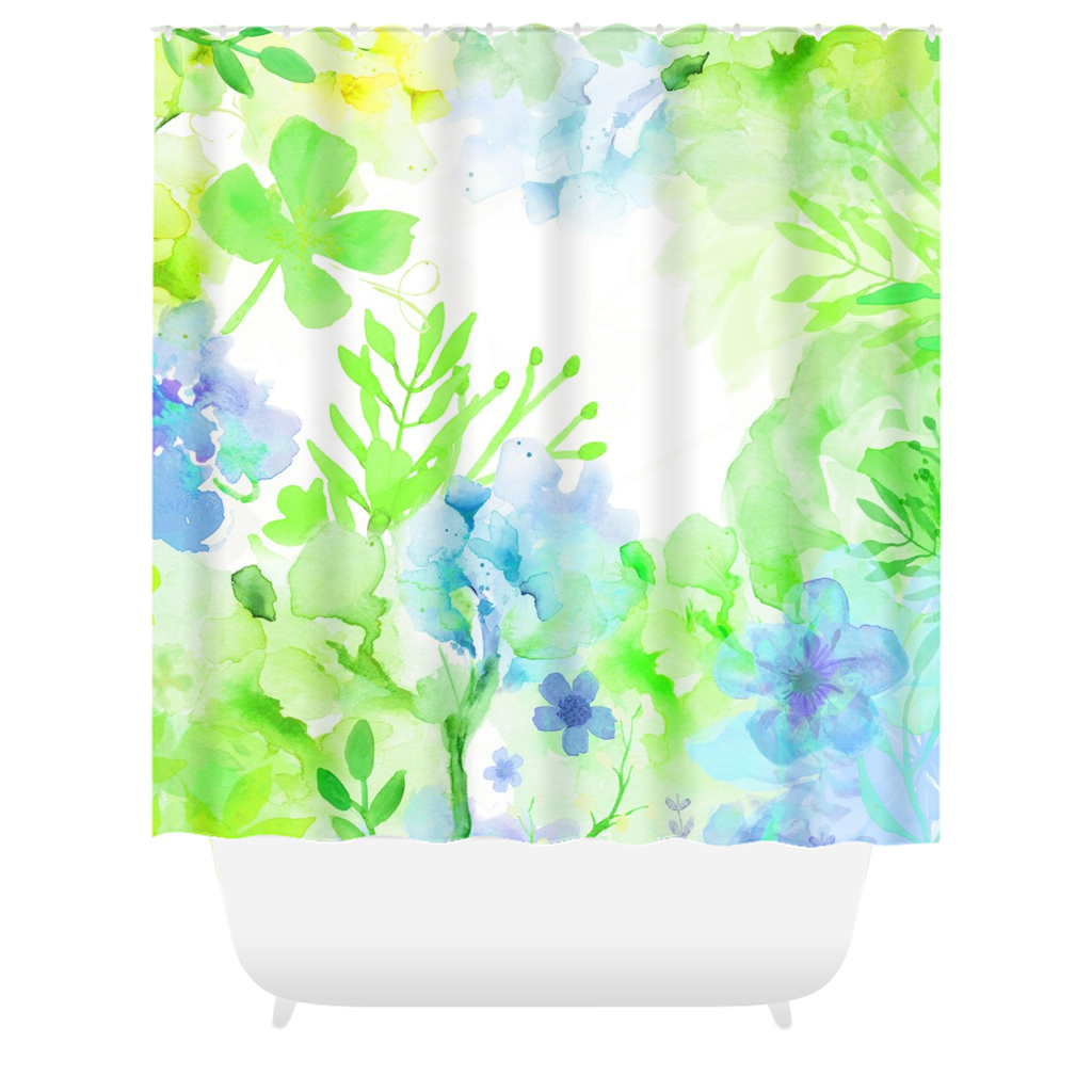 Nature's Bounty Shower Curtains - deloresartcanada