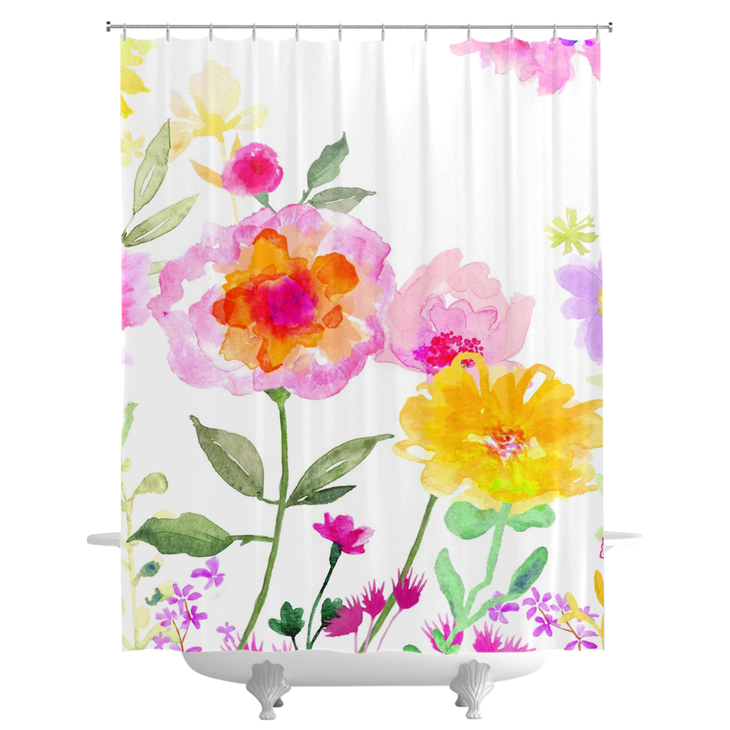 St. Mike's Garden Shower Curtains - deloresartcanada