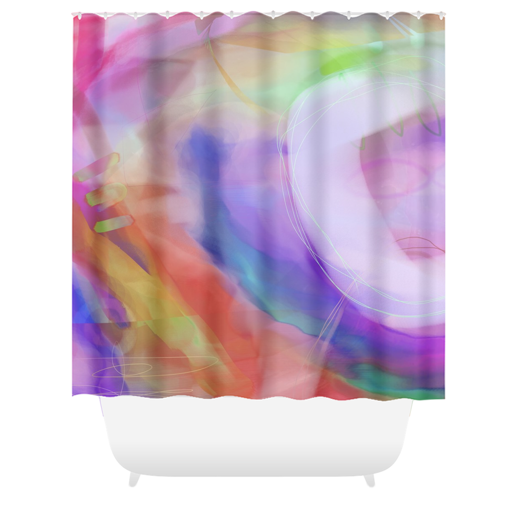 Drink Wine Shower Curtains - deloresartcanada
