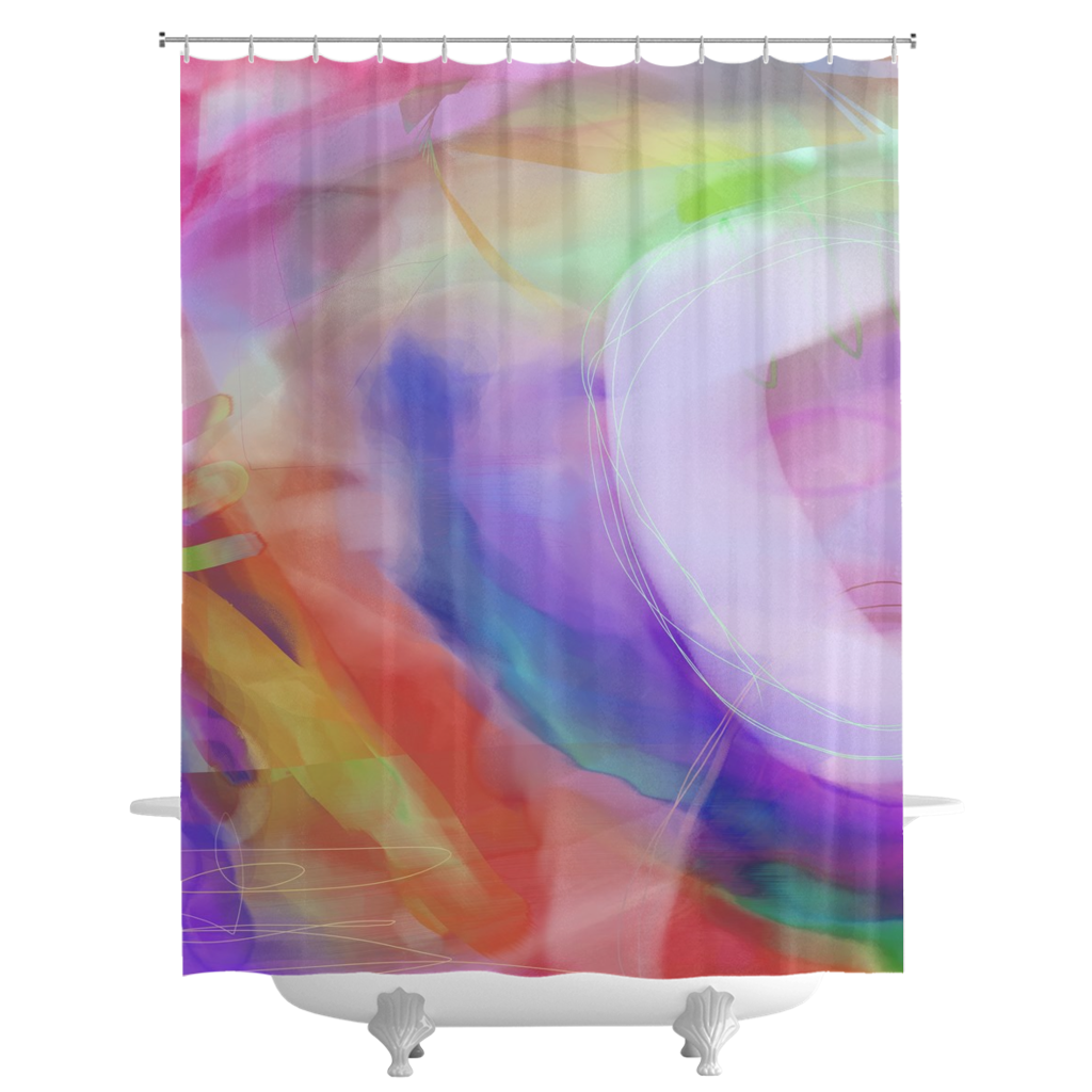 Drink Wine Shower Curtains - deloresartcanada