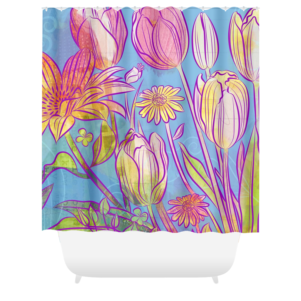 Rebel Yell Shower Curtains - deloresartcanada