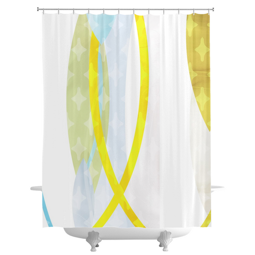 Side by Side Shower Curtains - deloresartcanada