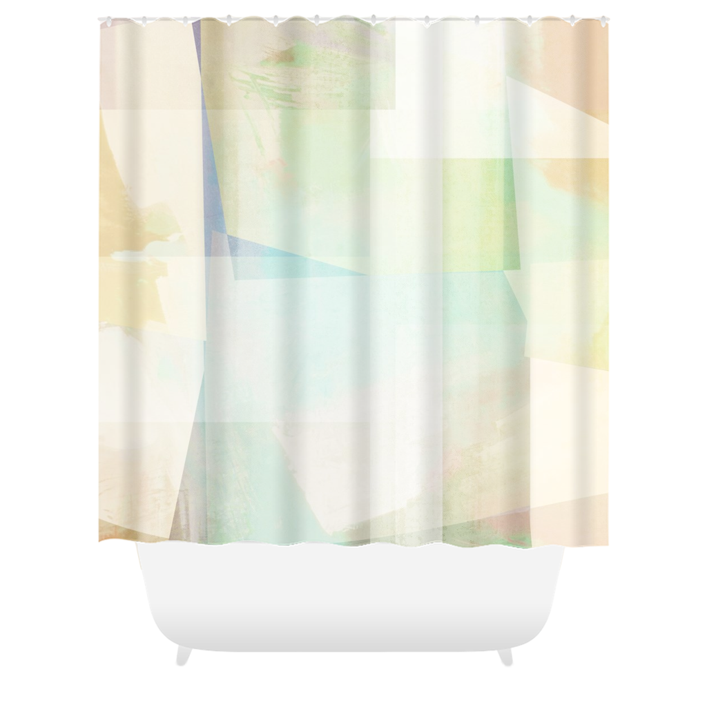 Squared Off Shower Curtains - deloresartcanada