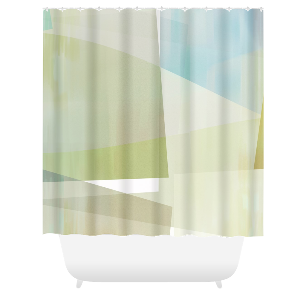 Angle iron Shower Curtains - deloresartcanada