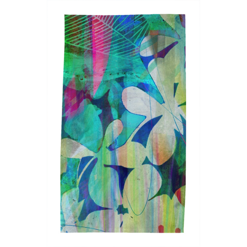 Jungle Fever Tea Towels in Blues - deloresartcanada