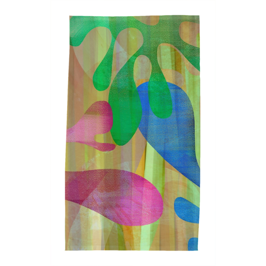 Driftwood Down Tea Towel - deloresartcanada