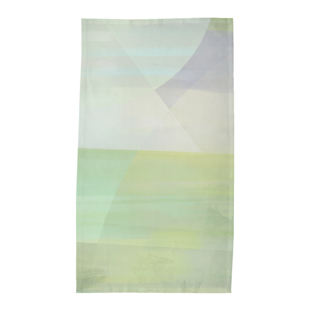 Angle Iron Tea Towels Green - deloresartcanada