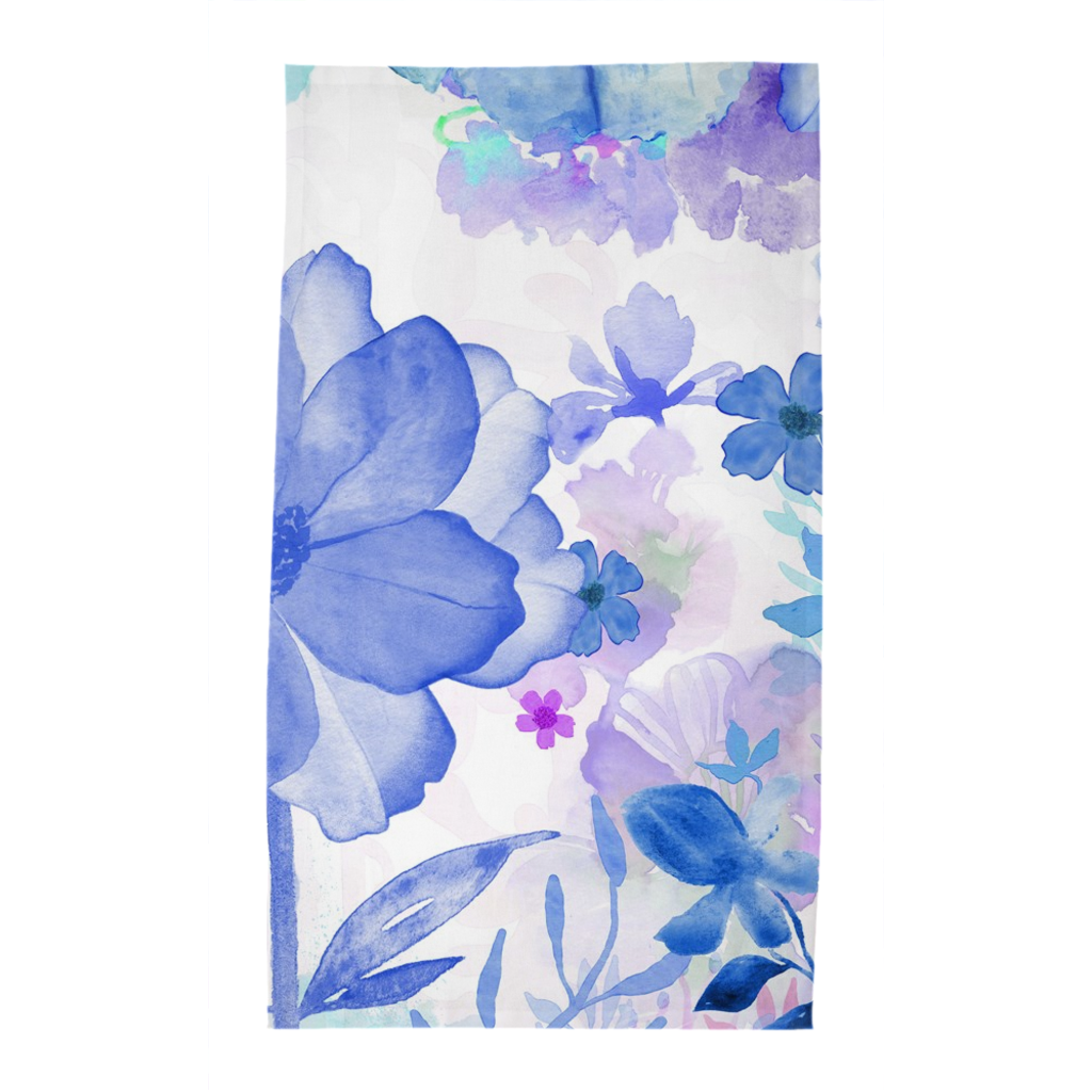 Blue Garden Tea Towel - deloresartcanada