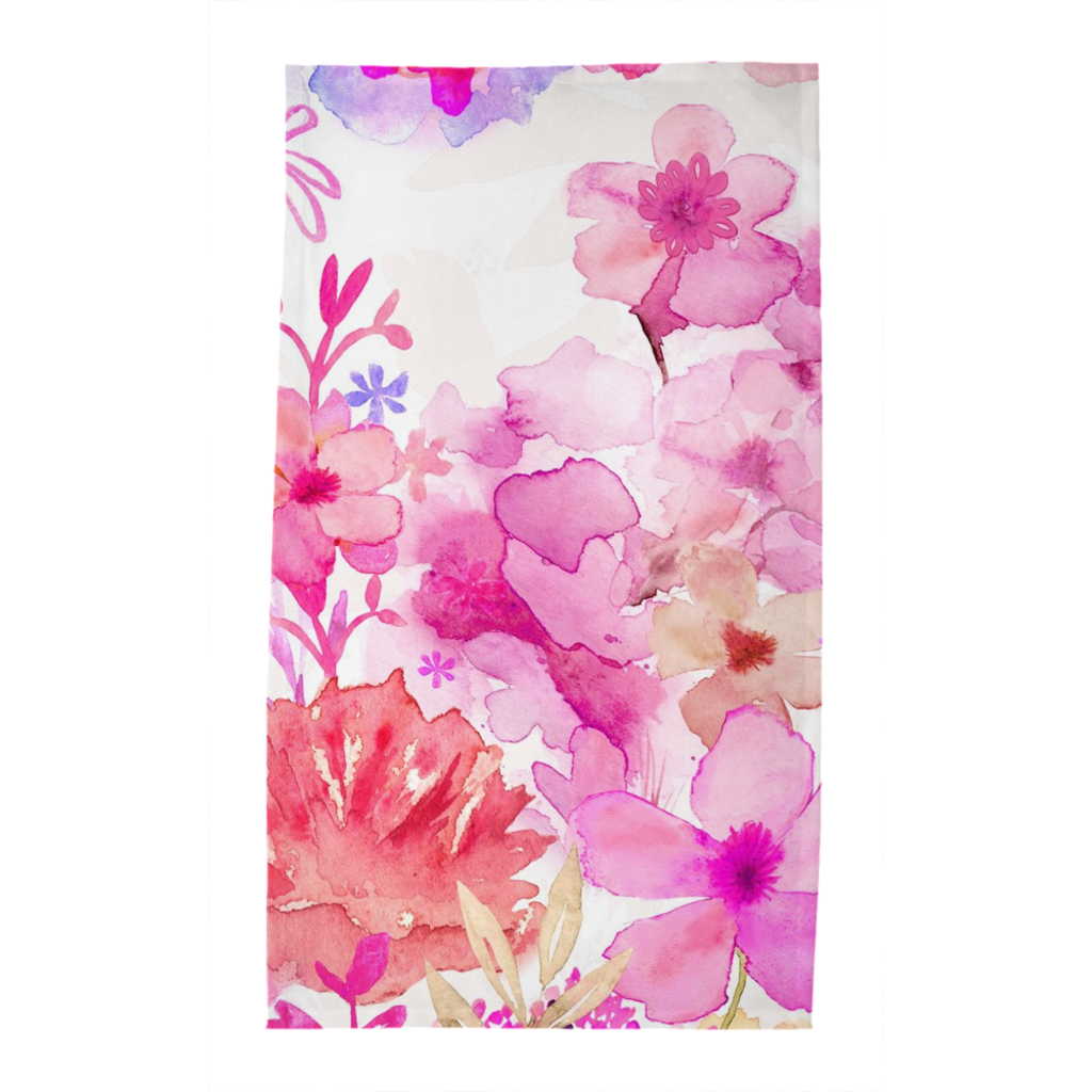 Harmonious Garden Tea Towel - deloresartcanada