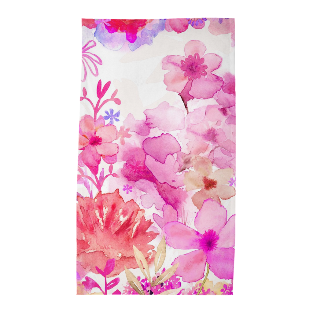 Harmonious Garden Tea Towel - deloresartcanada