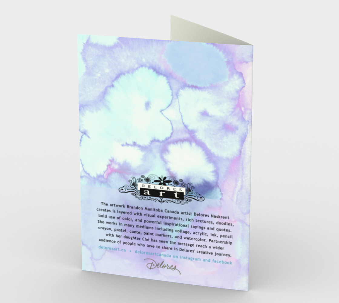 1291. Sweet Godchild Baptism  Card by DeloresArt
