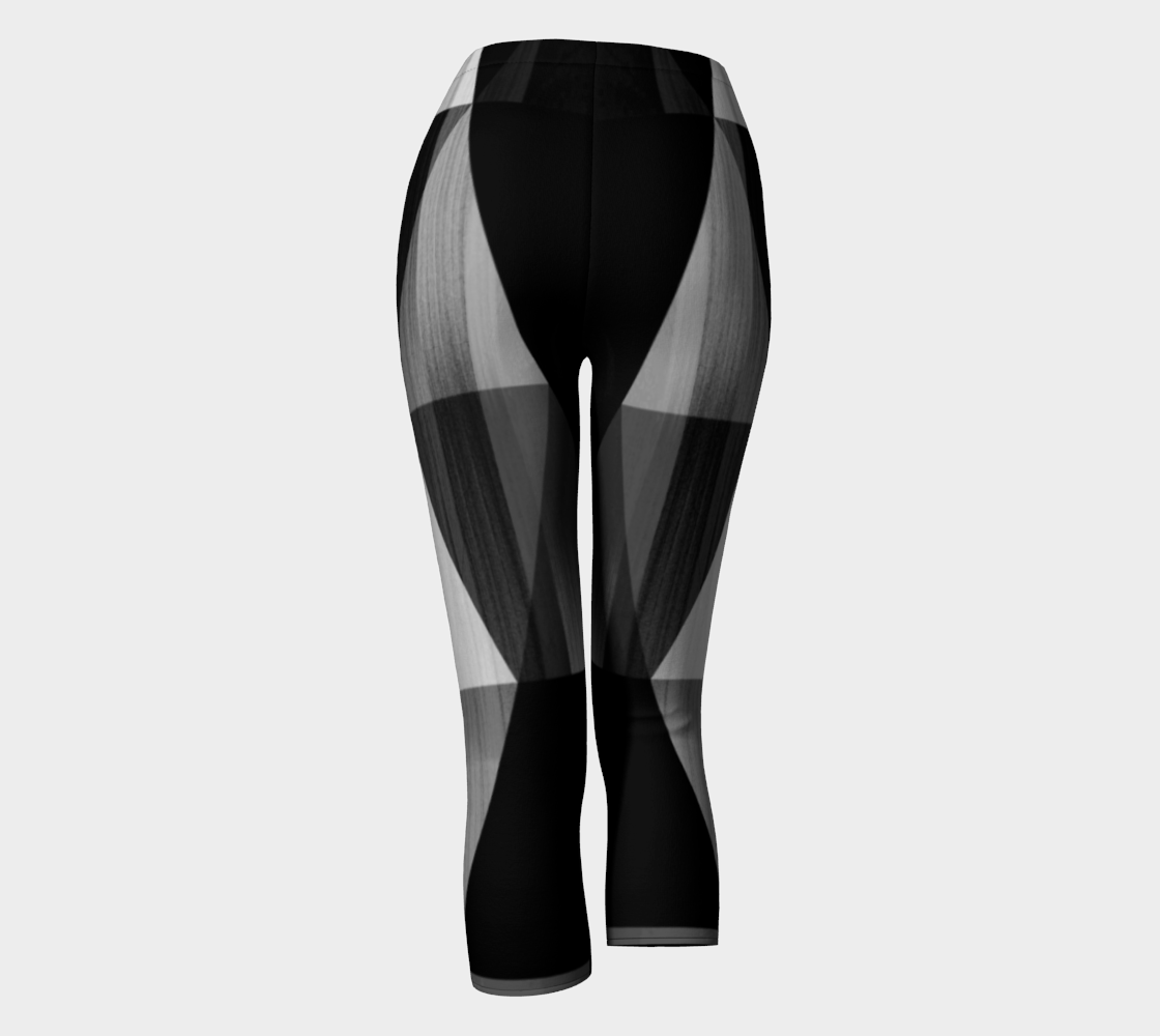 Unhinged Black Capris by Deloresart - deloresartcanada