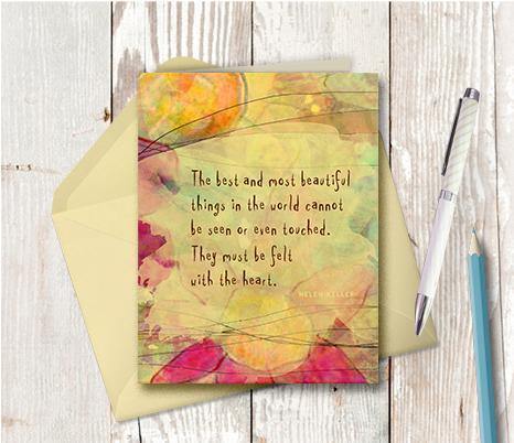 0194 Best And Most Beautiful Note Card
