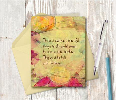 0194 Best And Most Beautiful Note Card - deloresartcanada
