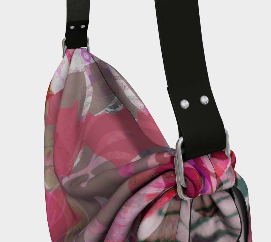 Flourish Red Origami Tote by Deloresart - deloresartcanada