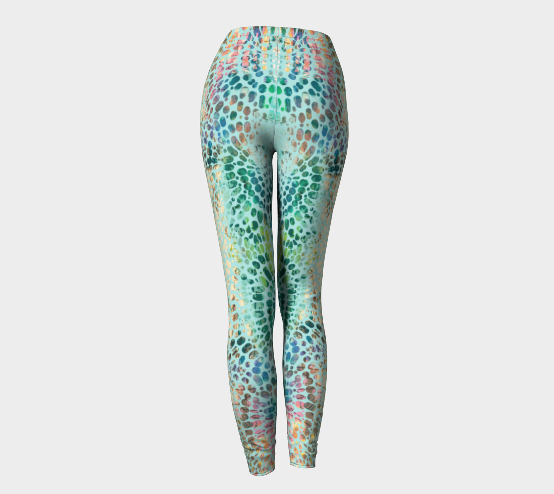 Earth Message Leggings by Deloresart