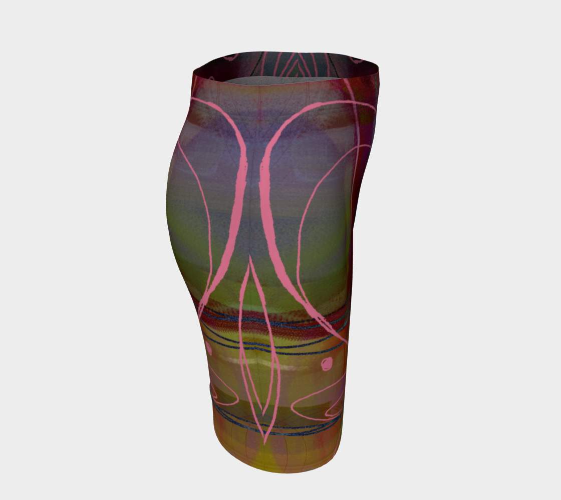 Trust Me, You Can Dance Fitted Skirt by Deloresart - deloresartcanada