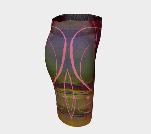 Trust Me, You Can Dance Fitted Skirt by Deloresart - deloresartcanada