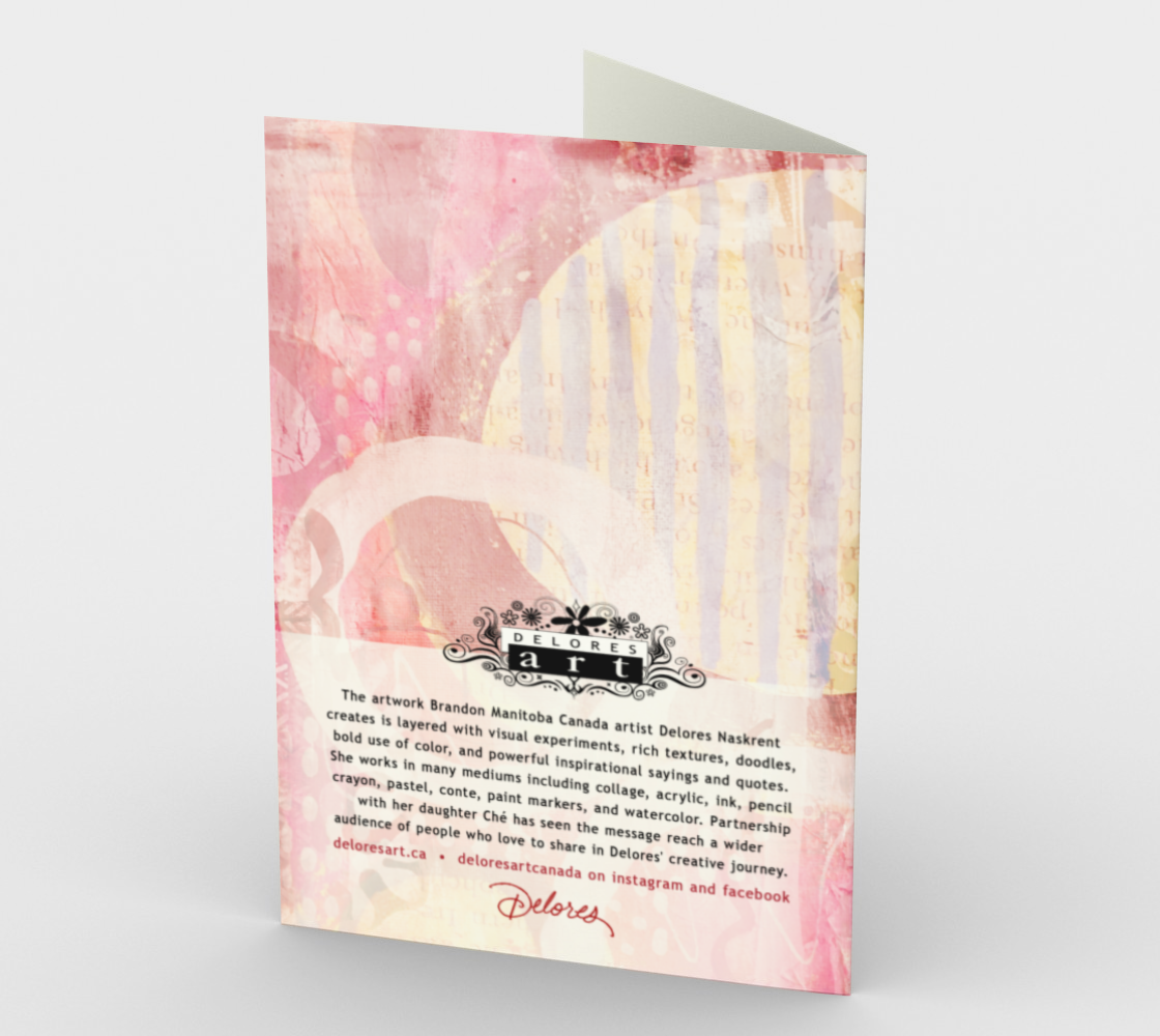 1360 If I Know What Love Is Card by Deloresart - deloresartcanada