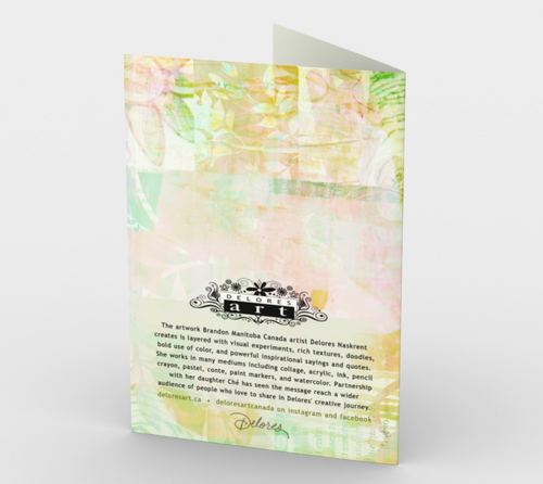 1272. You Got This Floral  Card by DeloresArt - deloresartcanada