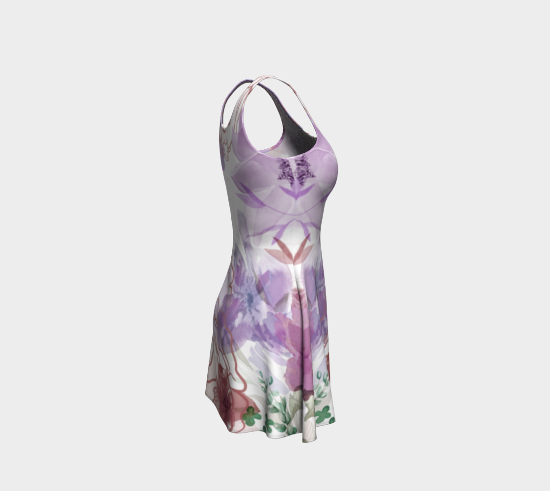 Rosie Outlook Muted Flare Dress by Deloresart