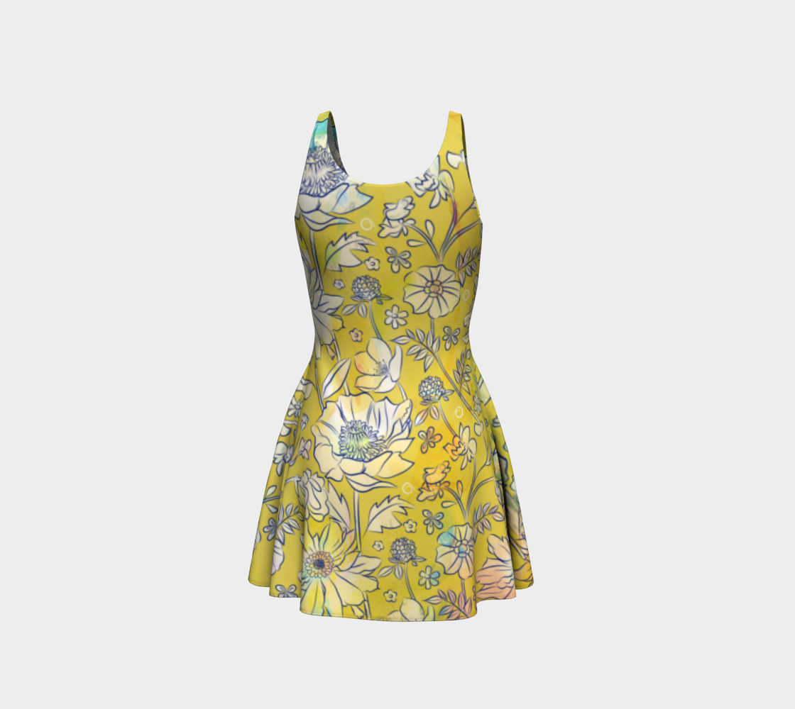 Francella Yellow Dress by Deloresart