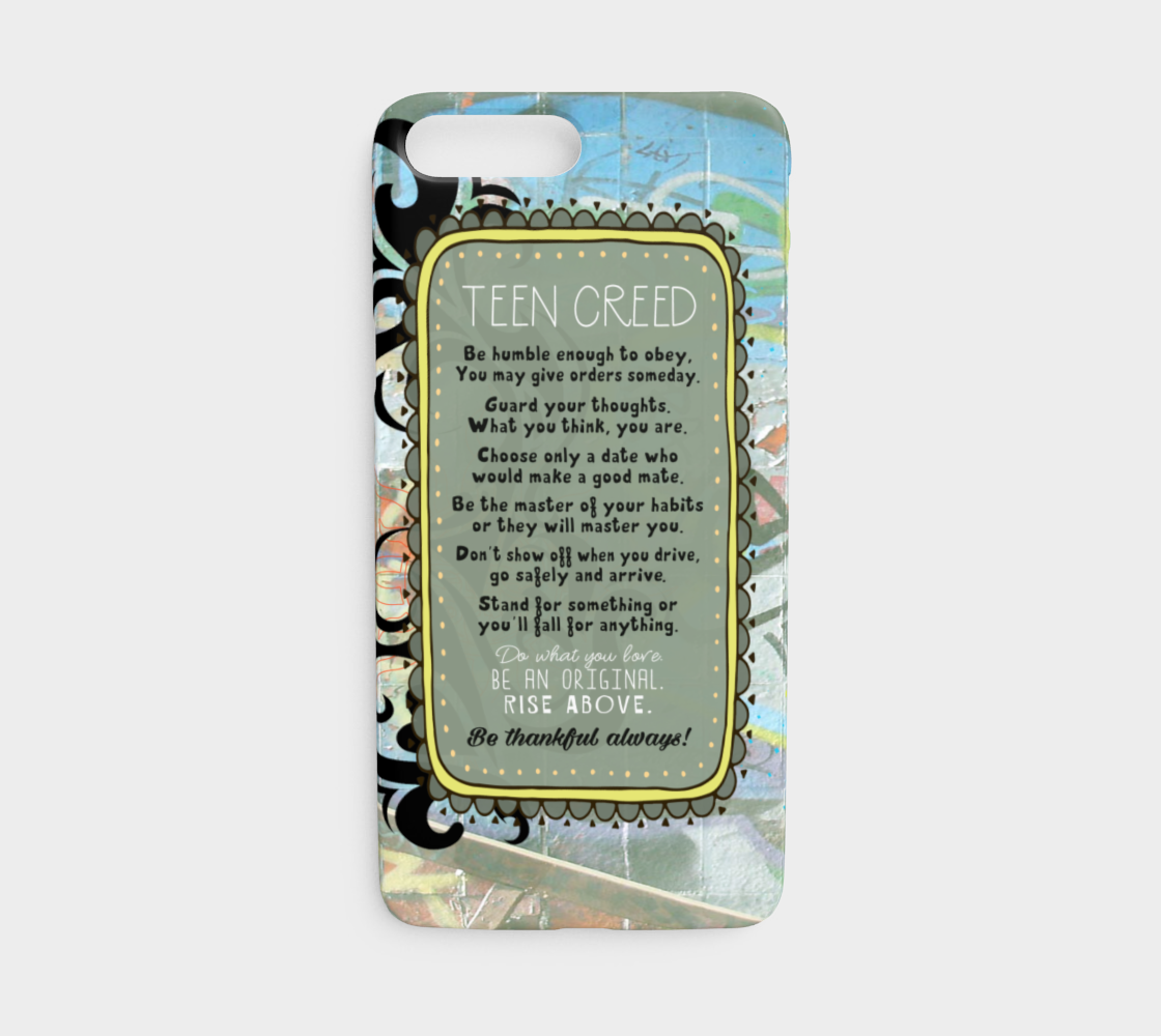 308  Teen Creed Masculine Device Case - deloresartcanada
