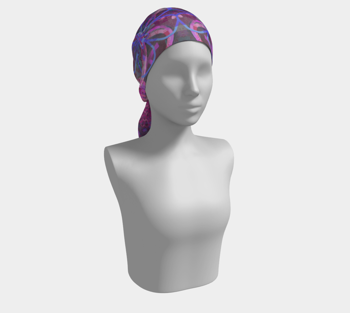 Flower Garden Scarf by Deloresart