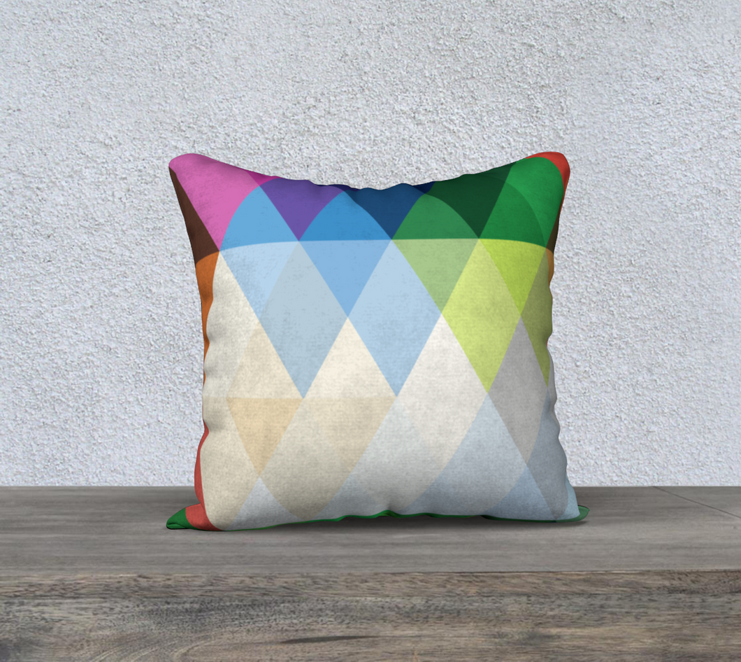 Support Beam Jewel Tones 1 Throw Pillow by Deloresart