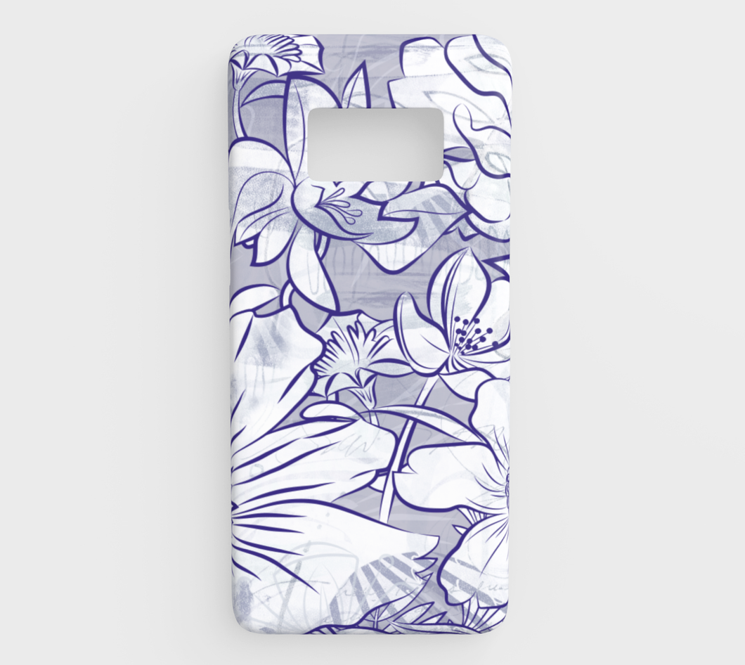 266B Flower Meadow Neutrals Device Case - deloresartcanada