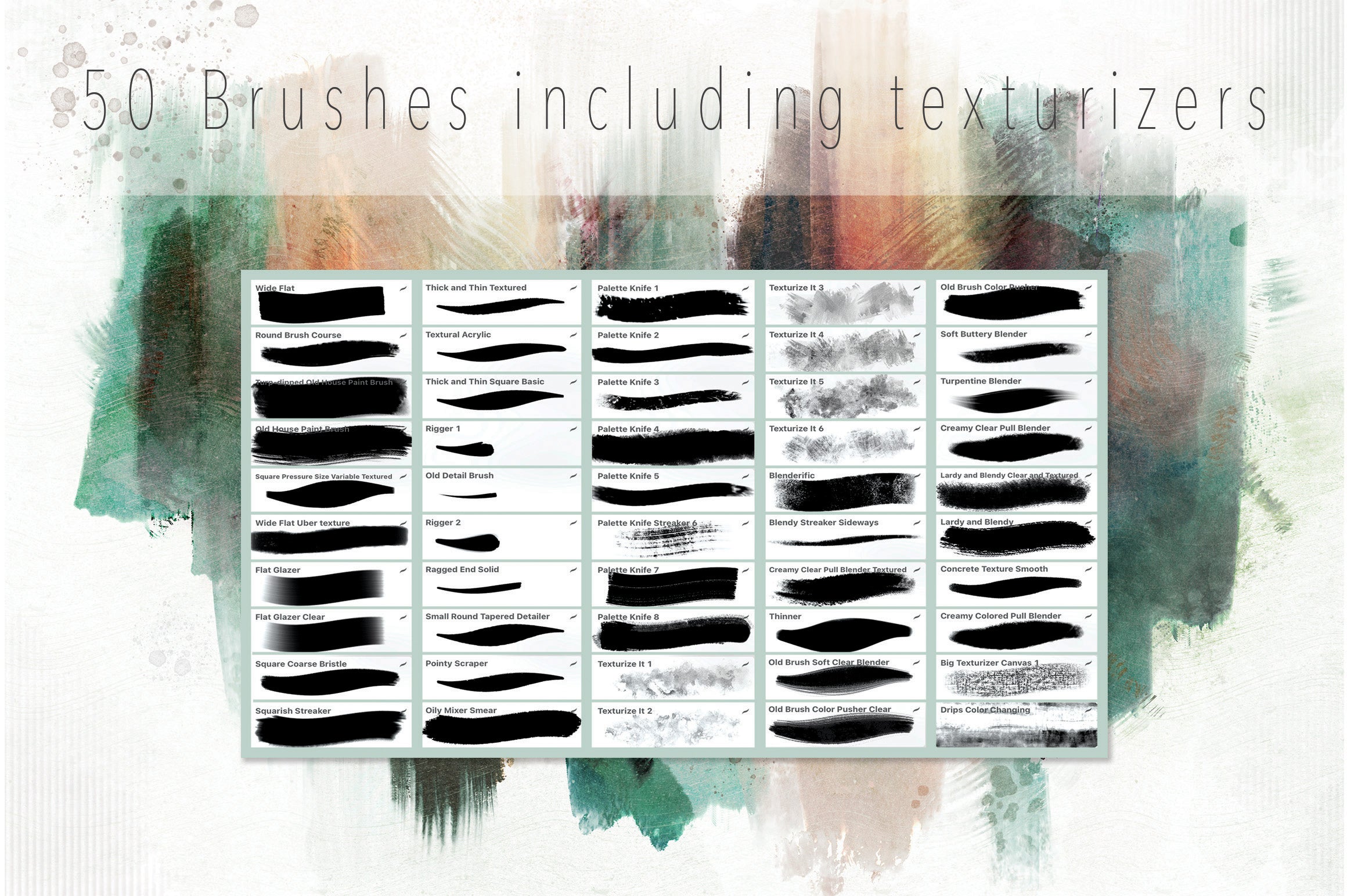 Volume 30 Abstract Art Acrylic and Oil Brushes
