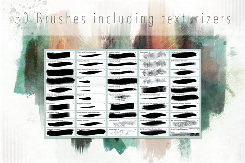 Volume 030 - Abstract Art Acrylic and Oil Brushes - deloresartcanada