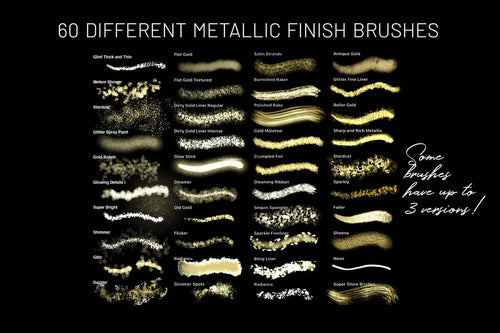 Volume 33 Comprehensive Collection ‘All That Glitters’ Brushes and Textures