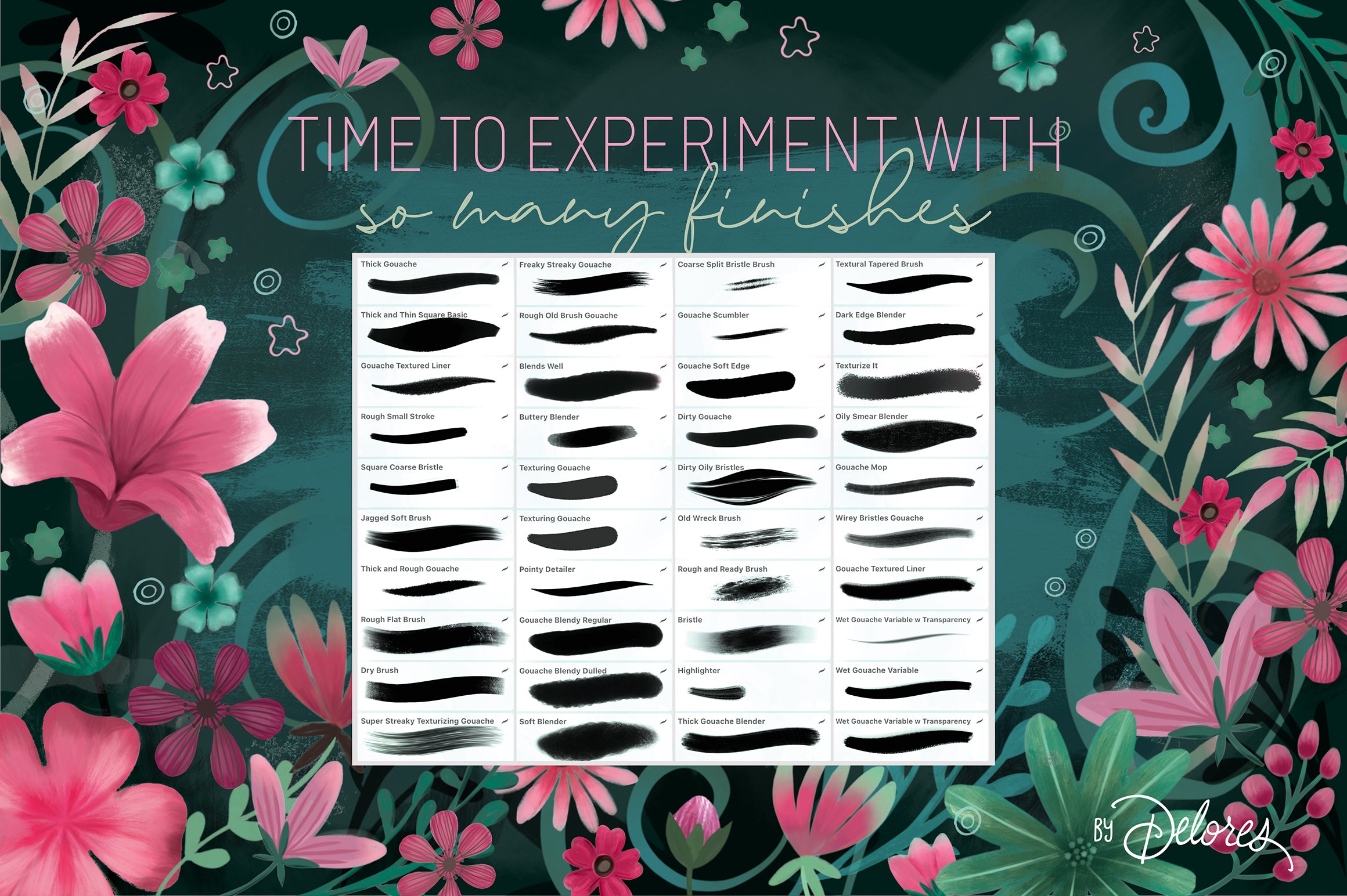 Volume 046 - New Age Gouache Brushes for Procreate
