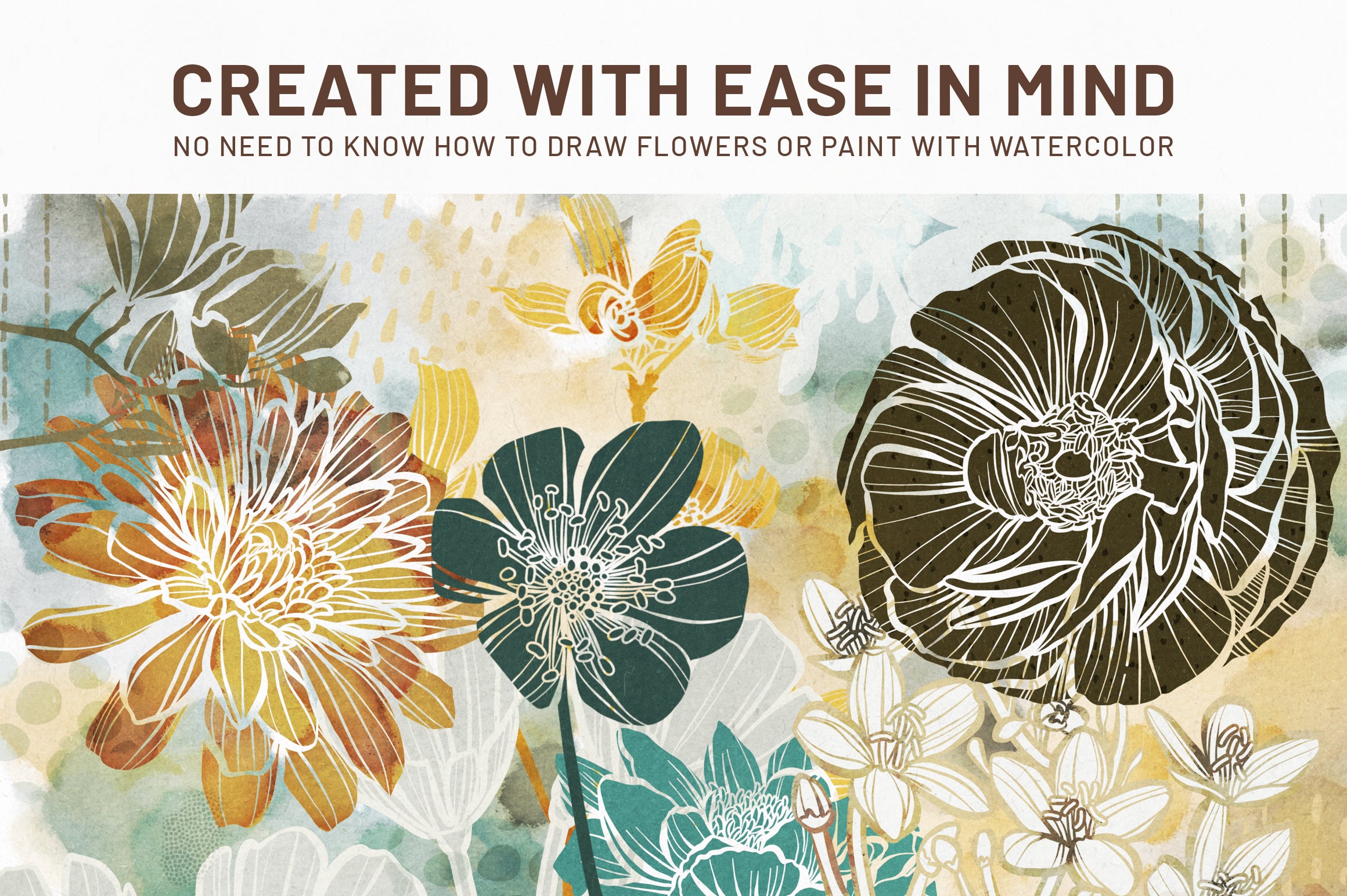 Volume 50 - Procreate Floral Brush Stamps 11
