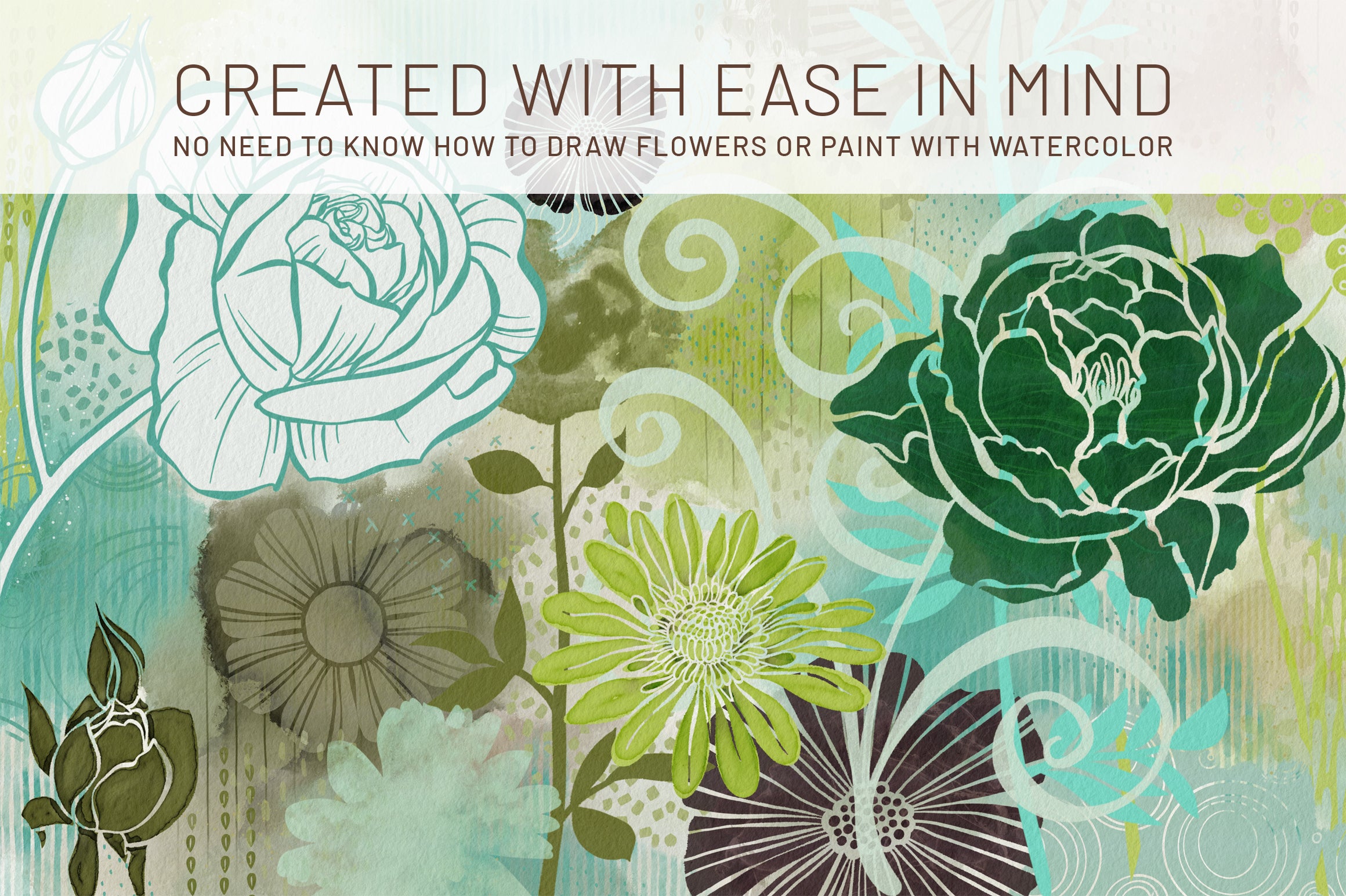 Volume 27 - Procreate Floral Brush Stamps 4
