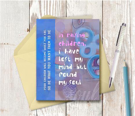 0201 Children Saved My Soul Note Card